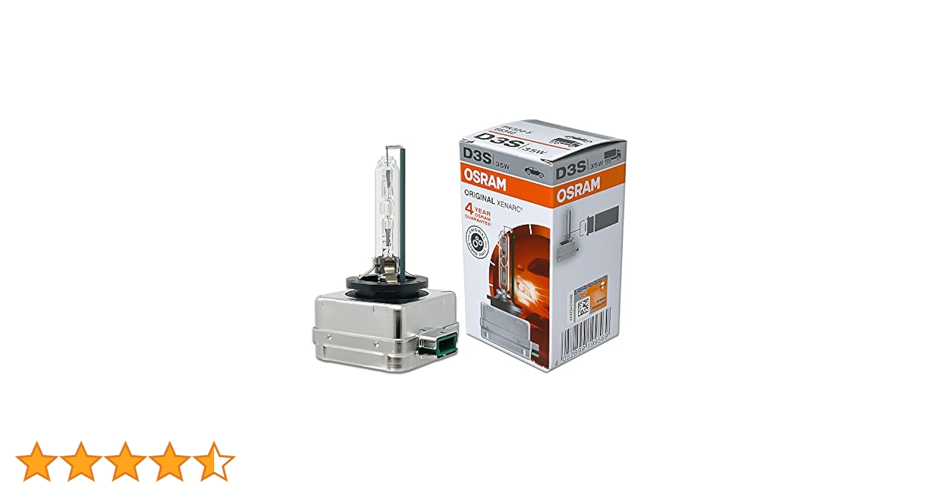 OSRAM XENARC OEM 4300K D3S HID XENON Headlight bulb 35W